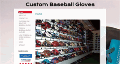 Desktop Screenshot of customballglove.com